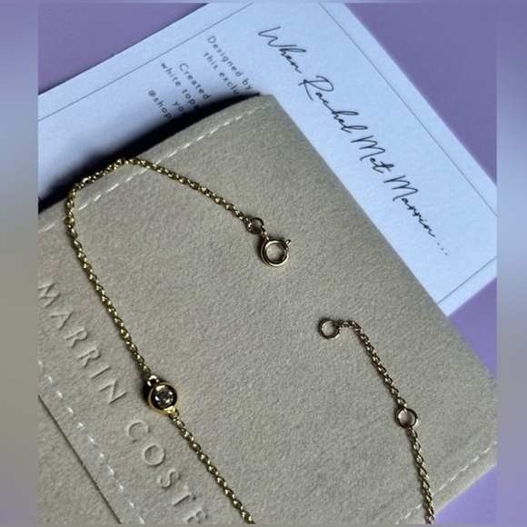 Marrin Costello Soleil Bracelet- New in Bag- 14K W TOPAZ - Picture 4 of 4